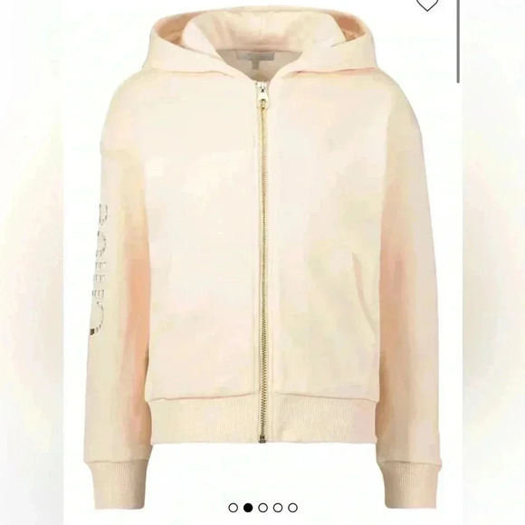 CHLOÉ Sweat Jacket Pink For Girls Size 6 - Picture 2 of 10